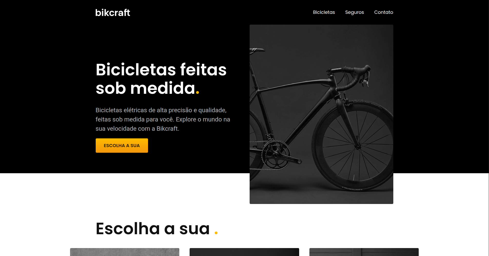 imagem do projeto Bike Shop